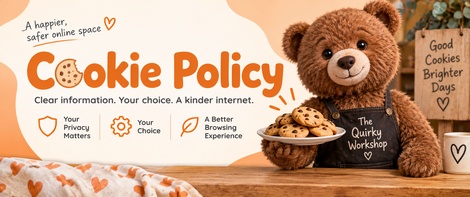 The Quirky Workshop Cookie Policy and cookie settings